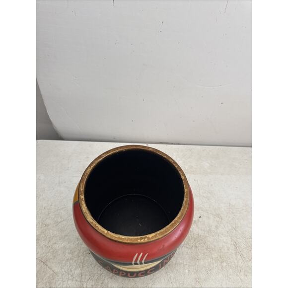 Vintage Marco Fabiano Heavy Ceramic Coffee Container With Lid - Picture 11 of 11